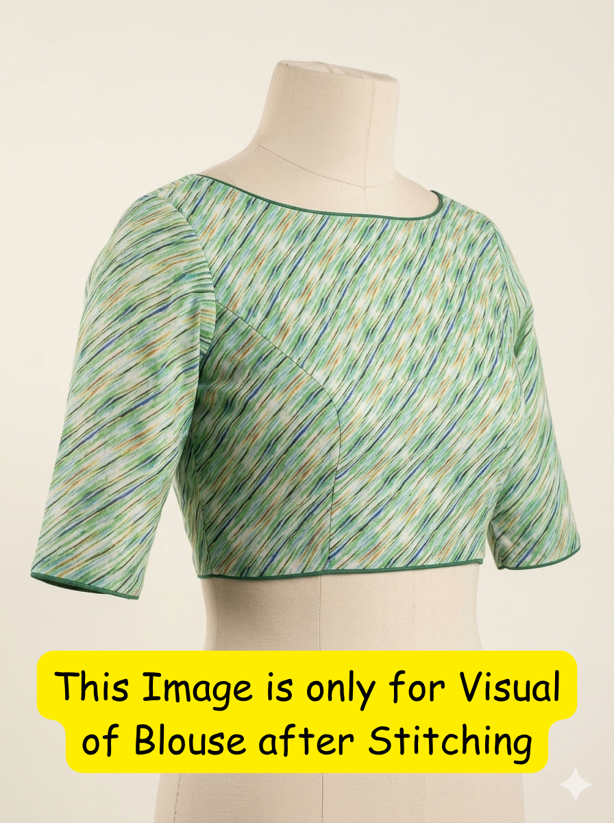 Gulabi Bahar/Green Color