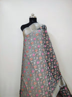 Phool Jaal Banarasi Saree/Black Color