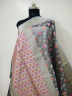 Phool Jaal Banarasi Saree/Black Color