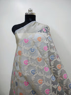 Banarasi Silk Saree/Grey