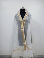Dy. Cotton Jacquard Border Booti