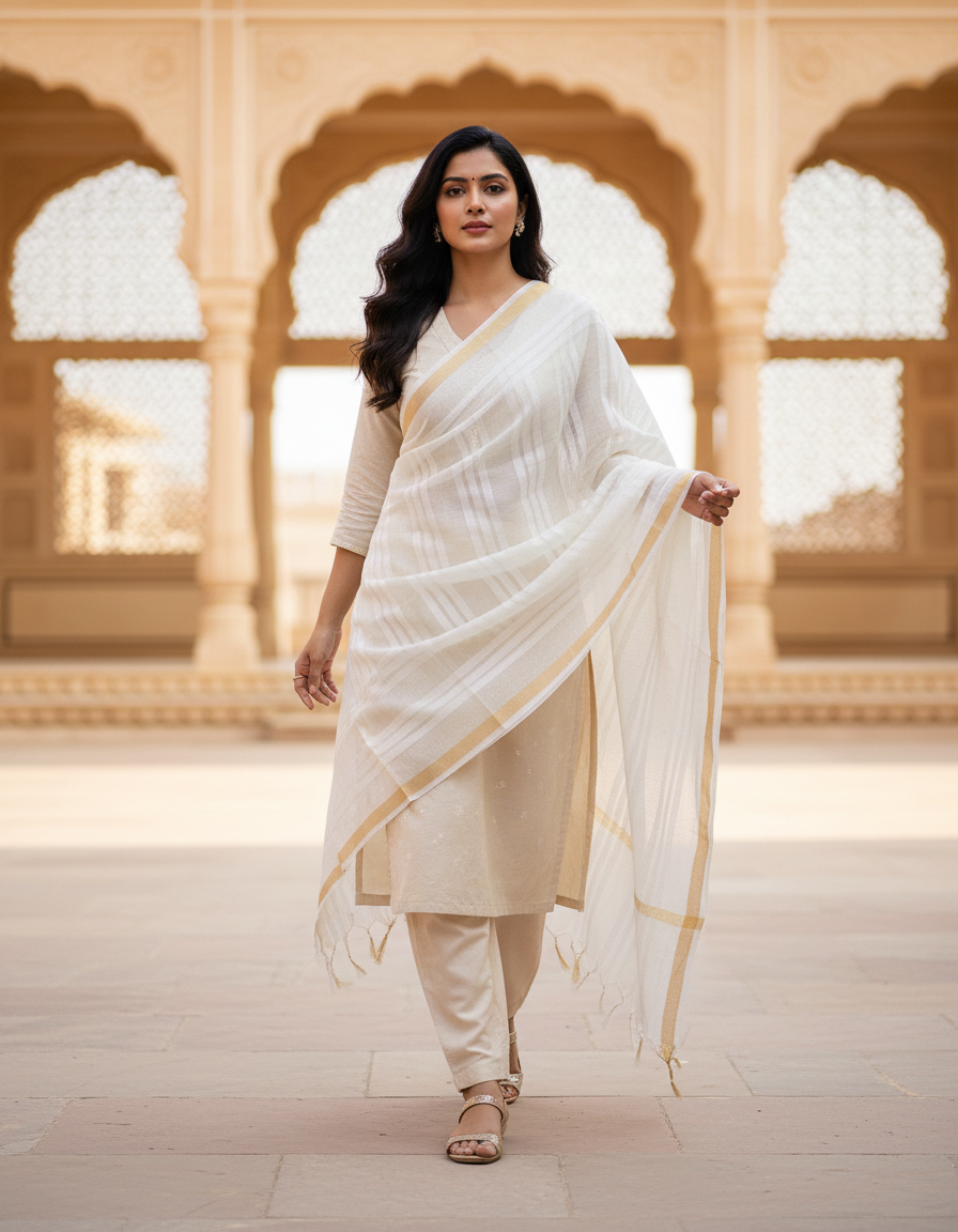 Supernet 3 Dhari Dupatta